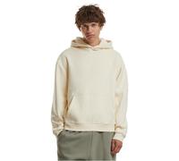 Build Your Brand Men's By284-fluffy Hoody Hooded Sweatshirt, Whitesand, S