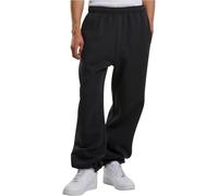 Build your Brand Men's By286-fluffy Sweatpants, Black, XL