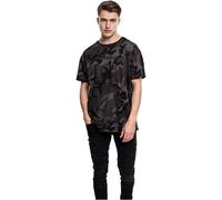 Build Your Brand Mens Camo Tee T-Shirt, Dark Camo, M