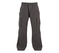 Build Your Brand Men's Classic Cargo Trousers in Charcoal | Size: 36R Build Your Brand Charcoal 36R