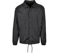 Build Your Brand Men's Coach Jacket, Black, S