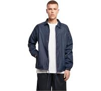 Build Your Brand Men's Coach Jacket, Navy, XL