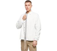 Build Your Brand Men's Coach Jacket, White, M