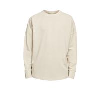 Build Your Brand Mens Cut-On Oversized Long-Sleeved T-Shirt RW8512