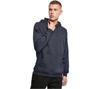 Build Your Brand Men's Heavy Hoody Hooded Sweatshirt, Blue (Navy 00155), S