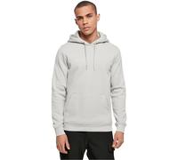 Build Your Brand Men's Heavy Hoody Hooded Sweatshirt, lightasphalt, S