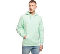Build Your Brand Men's Heavy Hoody Hooded Sweatshirt, Neo Mint, L