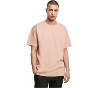 Build Your Brand T-Shirt Men's Heavy Oversize Tee Cotton Oversized Fit Amber M