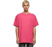 Build Your Brand Men's By102-Heavy Oversize Tee T-Shirt, Hibiscus Pink, XXL