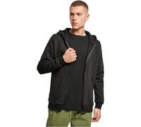 Build Your Brand Men's Heavy Zip Hoody Jacket, Black (Black 00007), XX-Large