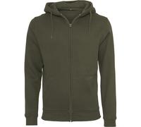 Build Your Brand Mens Heavy Zip Up Hoodie RW5680