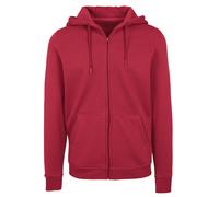 Build Your Brand Mens Heavy Zip Up Hoodie RW5680
