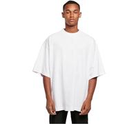 Build Your Brand Men's Huge Tee T-Shirt, White, XL