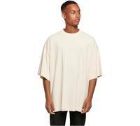 Build Your Brand Men's Huge Tee T-Shirt, Whitesand., XL