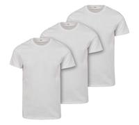 Build Your Brand Men's Merch T-Shirt 3-Pack, White (White/White/White 01205), X-Large