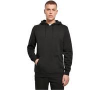 Build your Brand Men's Organic Hooded Sweatshirt, black, XS