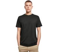 Build Your Brand Men's Organic T-Shirt Round Neck, Black, XL