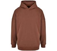 Build Your Brand Men's Oversized Cut on Sleeve Hoody Hooded Sweatshirt