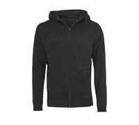 Build Your Brand Mens Plain Full Zip Hoodie RW8837