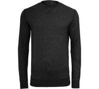 Build Your Brand Mens Plain Light Crewneck Sweater RW5682