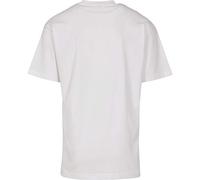 Build your Brand Men's Premium Combed Jersey Loose T-Shirt, White, XXL