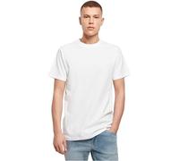 Build Your Brand Men's Premium Combed Jersey T-Shirt, White, XL