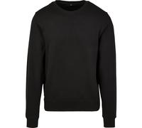 Build Your Brand Men's Premium Crew Neck Sweater in Black | Size: Medium Build Your Brand Black M