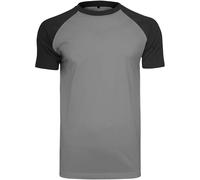 Build Your Brand Mens Raglan Contrast Short Sleeve T-Shirt / N/A N/A RW5683