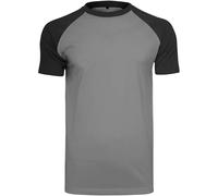 Build Your Brand Mens Raglan Contrast Short Sleeve T-Shirt RW5683