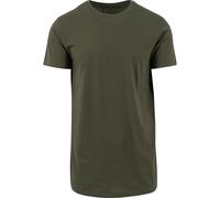 Build Your Brand Mens Shaped Long Short Sleeve T-Shirt / N/A N/A RW5671