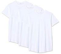 Build Your Brand Men's Shaped Long Tee 3-Pack T-Shirt, White (White/White/White 01205), Large
