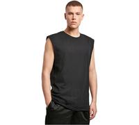 Build Your Brand Men's Sleeveless Tee T-Shirt, Black, S