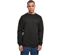 Build Your Brand Men's Sweat Crewneck Sweatshirt Not Applicable, Black (Black 00007), Medium