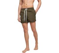Build Your Brand Men's Swimming Trunks, Olive, 5XL