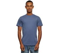 Build your Brand Men's T-Shirt Round Neck, Basic Men's Cotton Top with Crew Neck, XS-5XL, Vintage Blue., 3XL