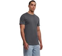 Build your Brand Men's T-Shirt Round Neck Basic T-Shirt for Men Crew Neck Cotton, Magnet, XL