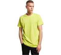 Build Your Brand Men's T-Shirt Round Neck - Frozen Yellow - XS