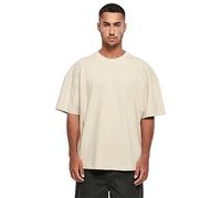 Build Your Brand Men's Ultra Heavy Cotton Box Tee T-Shirt, Sand, XL