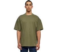 Build your Brand Men's T-Shirt Ultra Heavy Box Tee, 100% Cotton, Olive, M