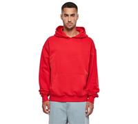 Build Your Brand Ultra Heavy Cotton Box Hoodie Red M Men