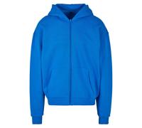 Ultra Heavyweight Full Zip Hoodie Build Your Brand Blue XXL