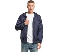 Build Your Brand Men's Windrunner Jacket, Blue (Navy/Navy 00835)-Large (Manufacturer :Large)