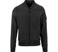 Build Your Brand Nylon Bomber Jacket Neutral Size Label FAMA Certified