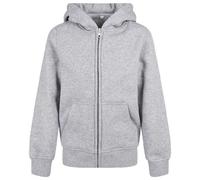 Build Your Brand Organic Basic Full Zip Sweatshirt