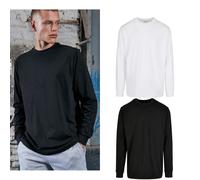 Build Your Brand Organic long sleeve with cuff rib - Mens Sweatshirt
