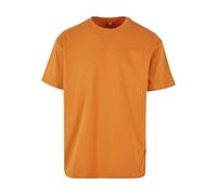 Build Your Brand Oversized Heavy Cotton Tee Forgotten Orange UK