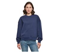 Build Your Brand Oversized Sweatshirt Blue L Woman