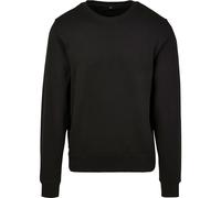 Build Your Brand Premium crew neck - High cotton content, Rib at neckline