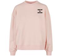 Build Your Brand Printed Women’s Oversized Crew Neck Sweatshirt Workwear Jumper