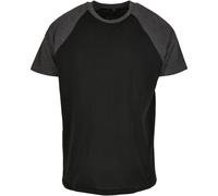 Build Your Brand Raglan Contrast Tee T-Shirt Top Shirt 2-Tone Basic Men